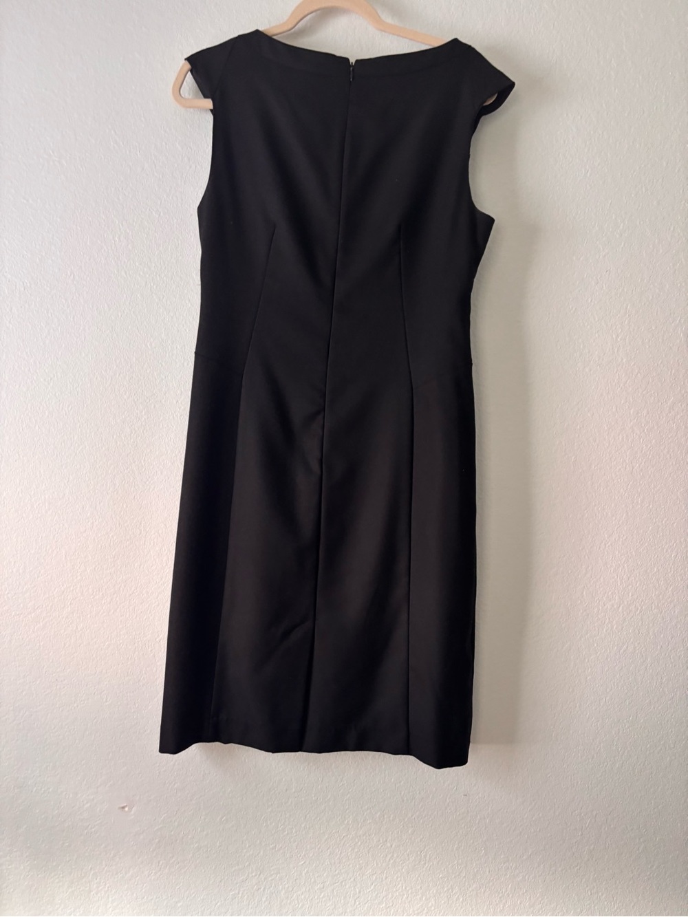 Ann Taylor Black Midi Sheath Dress